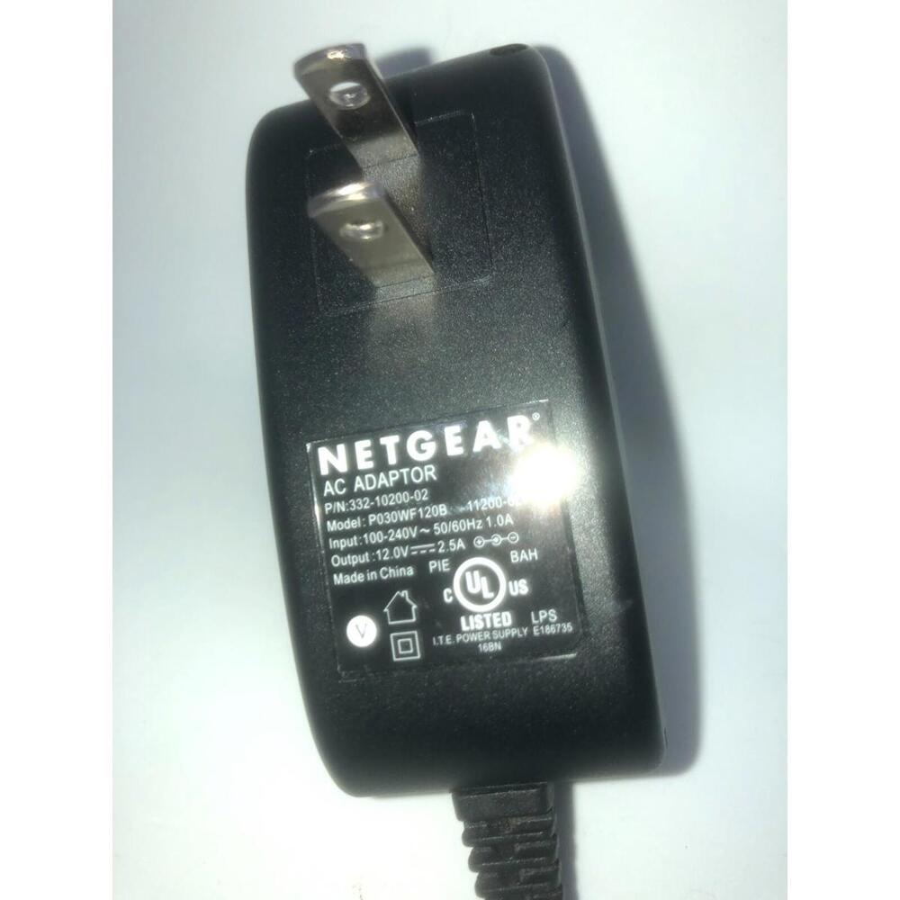 Genuine Netgear AC Power Adapter Plug Model  P030WF120B P/N 332-10200-02